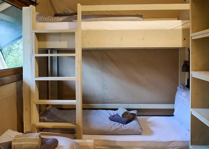 Moderne Glampingzelte