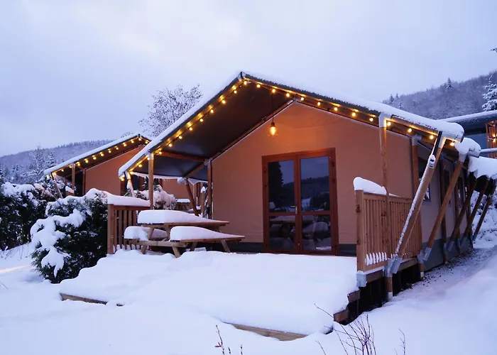 Luxe tent Moderne Glampingzelte *